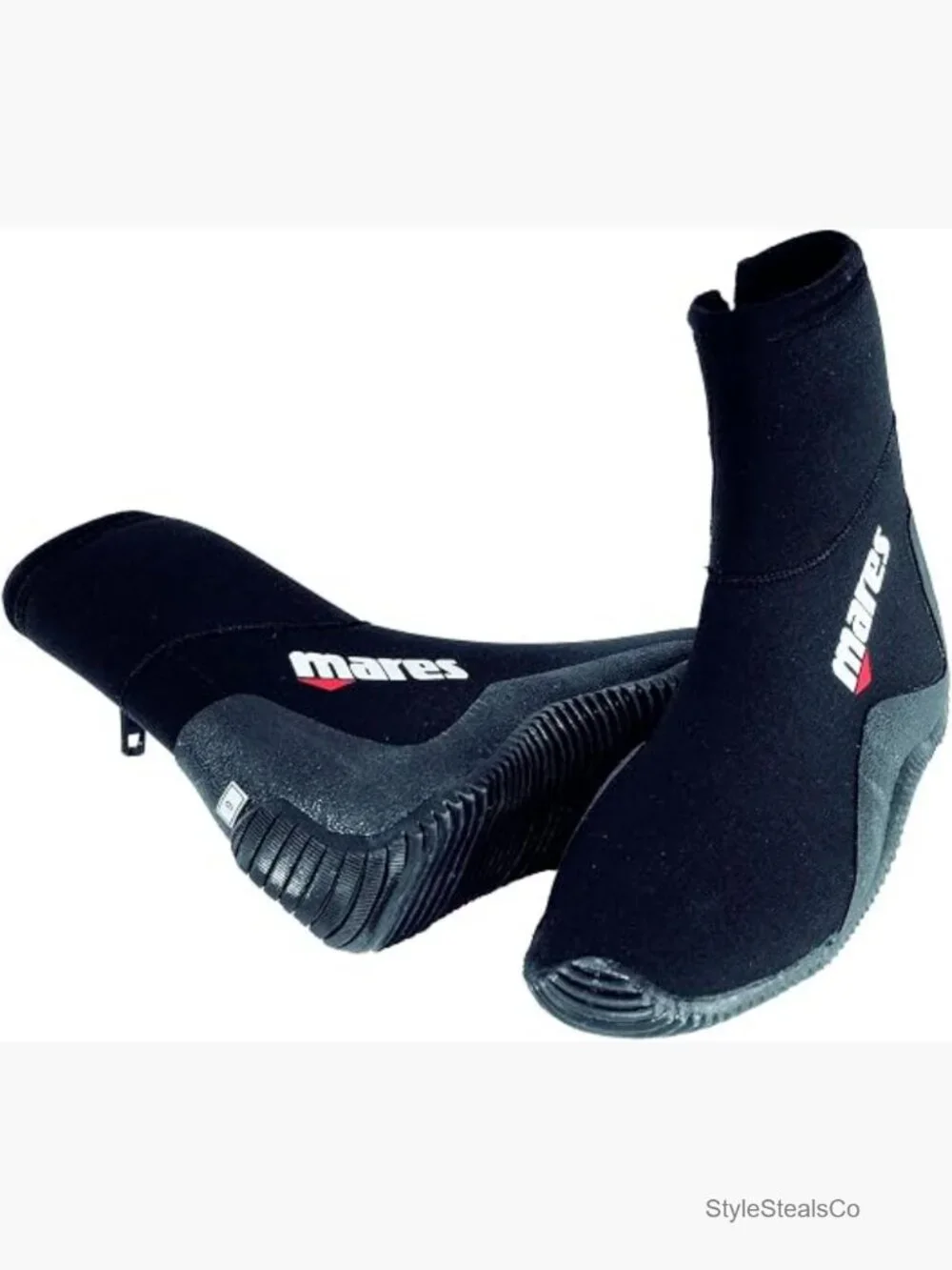 Mens Womens 5mm Neoprene Scuba Diving Boots Side Zip Wide Toe